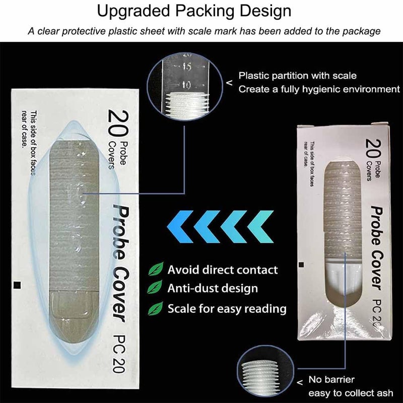 MOZEEDA 300 X Ear Thermometer Covers Thermometer Ear Lens Filters, Refill Covers for All Braun themometer Models BPA Free Digital Disposable Covers - Image 2